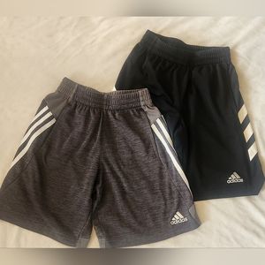 Set of 2 Adidas boy's active shorts, size S